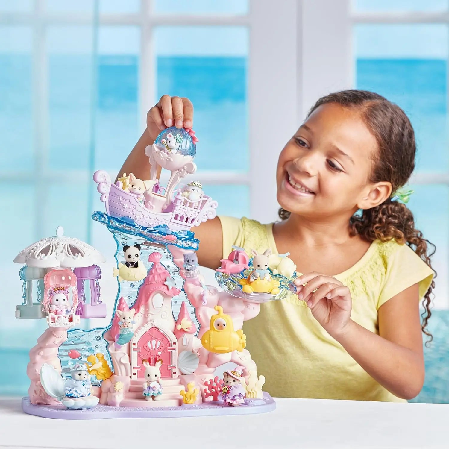 jouets Sylvanian Families Le château des sirènes Sharper Image