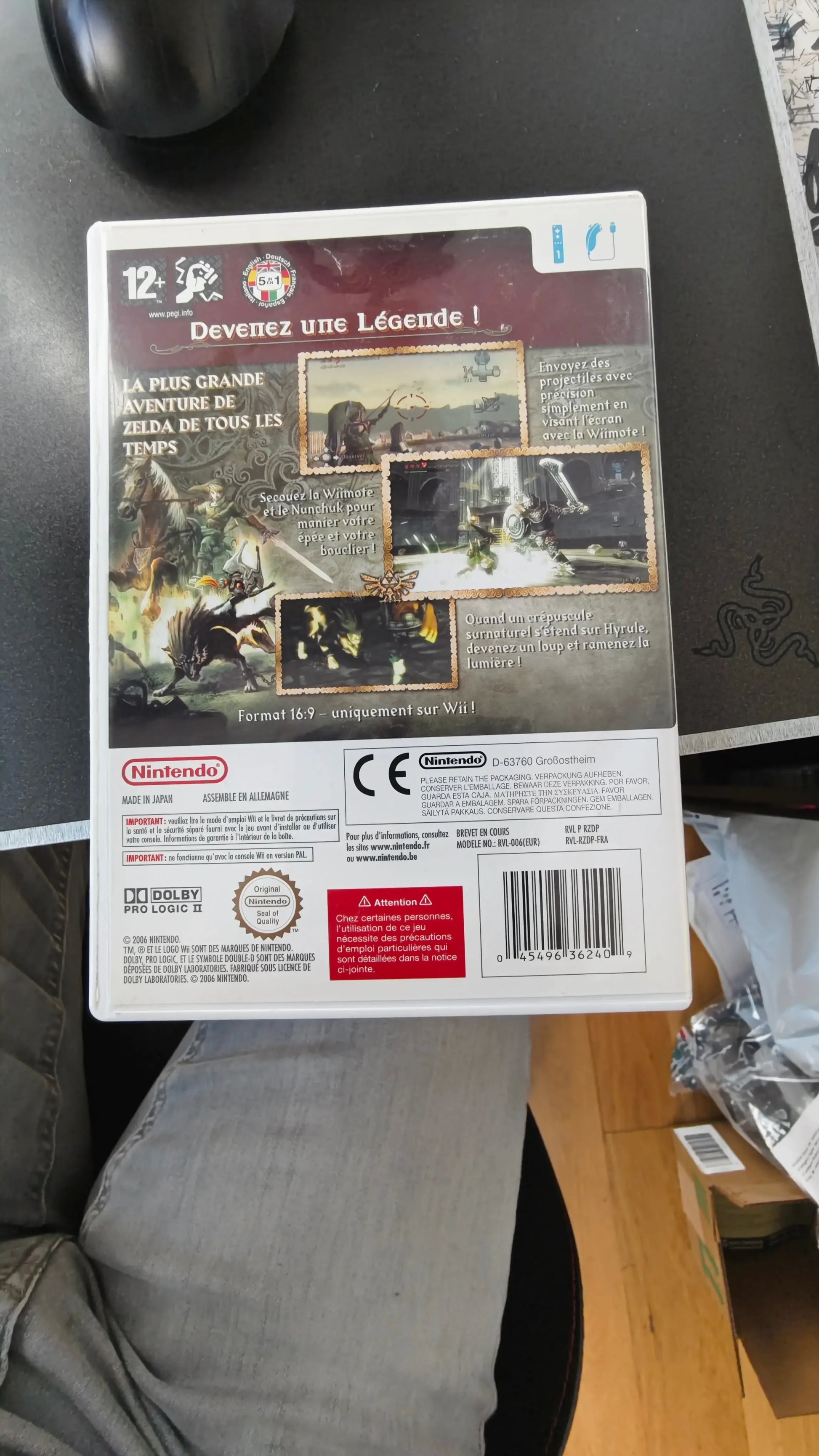 Jeux vidéo The Legend of Zelda: Twilight Princess - Nintendo Wii - Occasion Nintendo