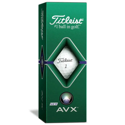 Golf Titleist AVX Blanc – Lot de 3 balles de golf Titleist
