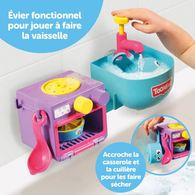jouet pour enfant Tomy Ma cuisine de Bain playmobil