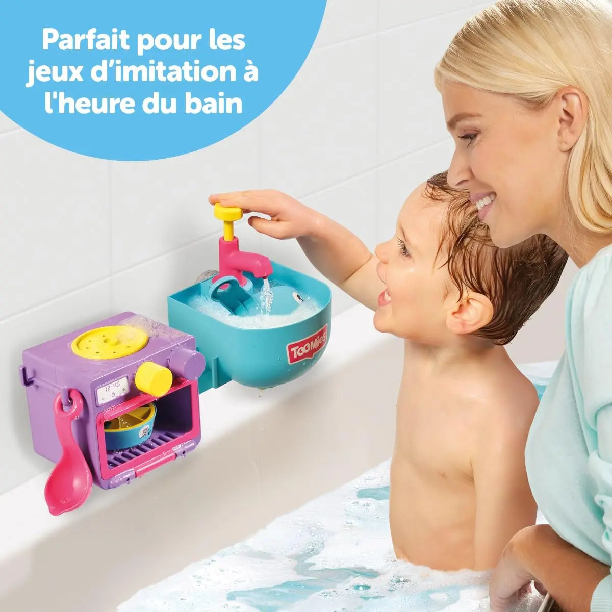 jouet pour enfant Tomy Ma cuisine de Bain playmobil