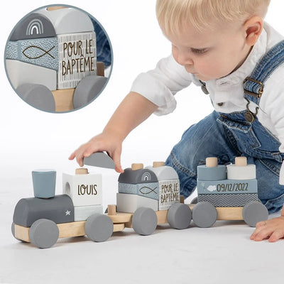 jouet Train en bois personnalisable Amazon
