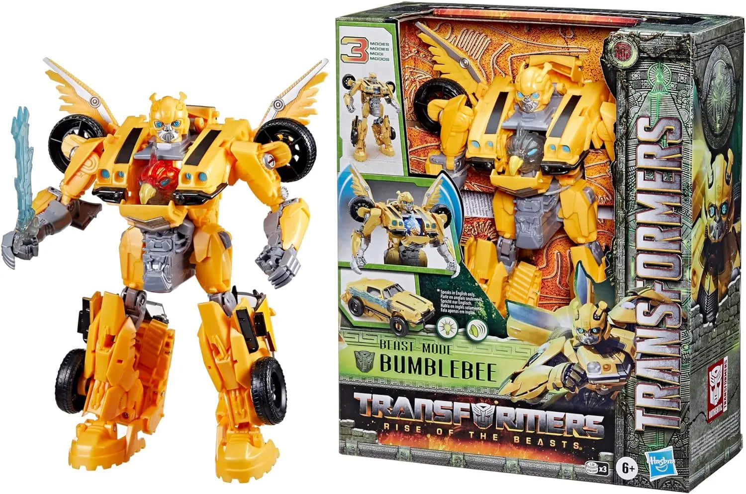 jouet pour filles Transformers Rise of the Beasts Beast Mode Bumblebee MGA Entertainment