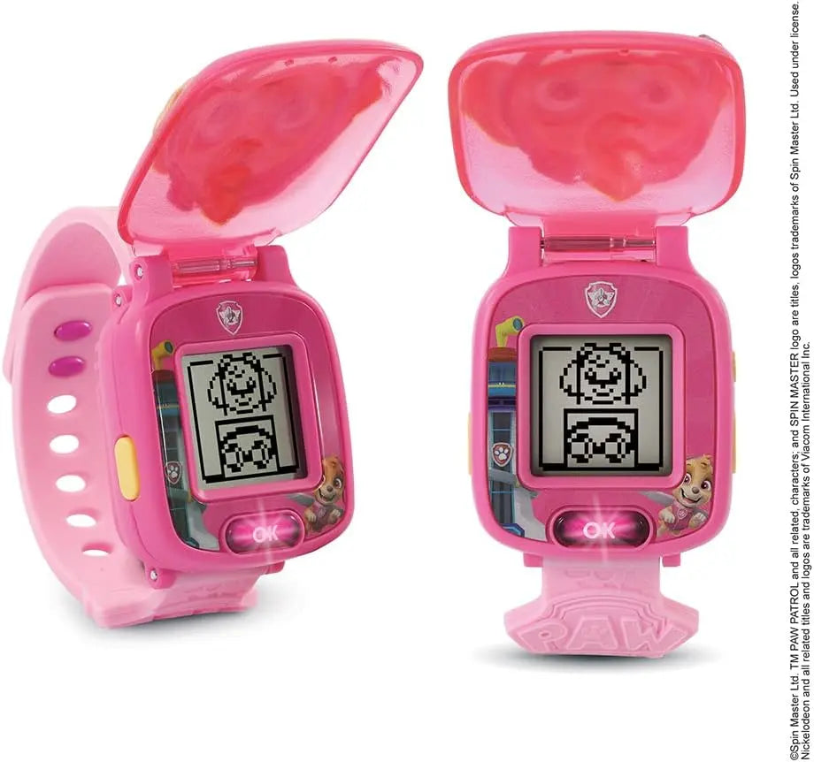 jouet pour enfant VTech - Pat' Patrouille, La Montre-Jeu Interactive de Stella, Montre Enfant à Clapet avec Écran Animé, Bracelet Souple, 12 Cadrans, 4 Jeux, Cadeau Enfant de 3 Ans à 7 Ans Hot Wheels