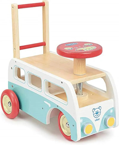 vehicule pour enfant Vilac Minibus Porteur 2 en 1 Vilac