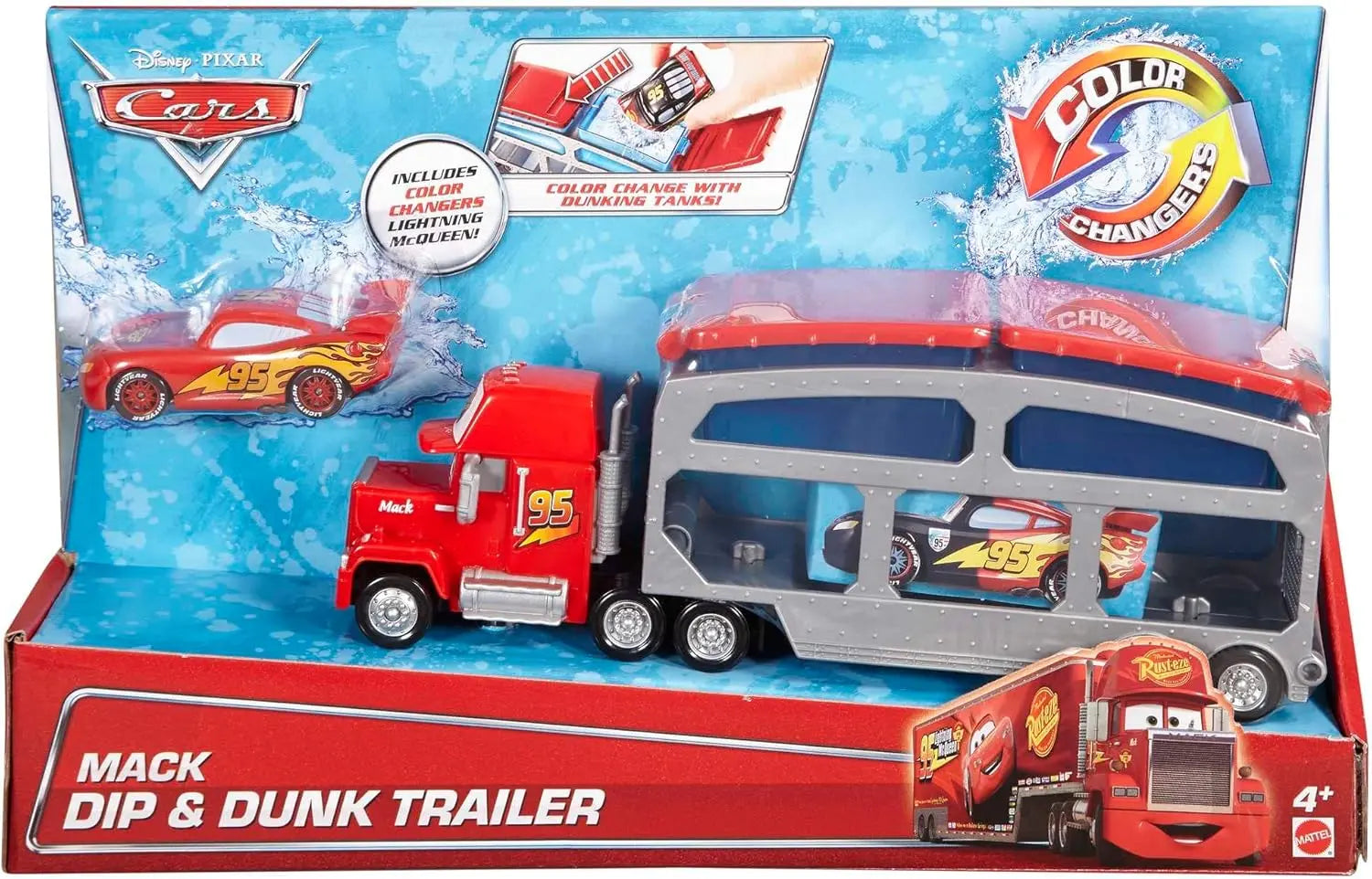 jouet Voiture Cars Mack Transporteur Mattel