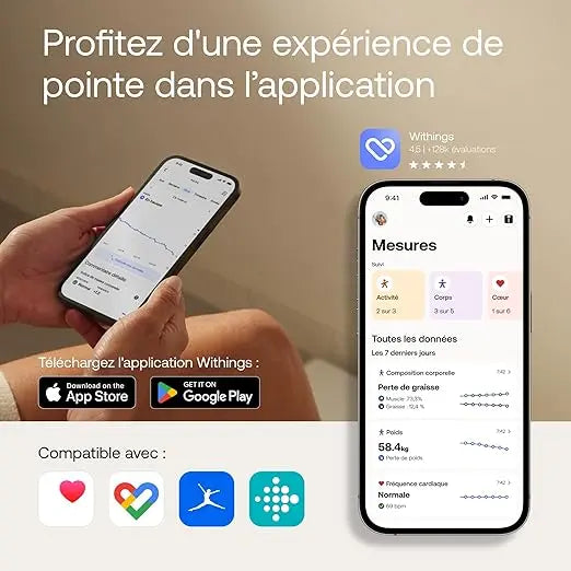 Santé et bien-être Withings Body Comp Body Comp - Noire Withings