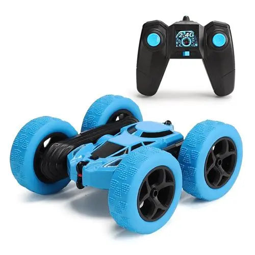 voiture télécommander Voiture télécommandée, rechargeable, 2,4 GHz, 4 WD, 7 km/h, pour enfants, rotation à 360°, double face, jouet de voiture, cadeau pour garçons et fnac