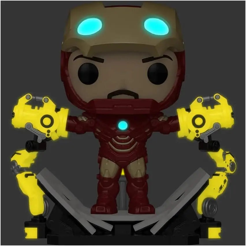 Figurines jouets iron man Pop - Marvel Deluxe - Iron Man 2 - Iron Man Whith Gantry (905) 889698567725 iron POP