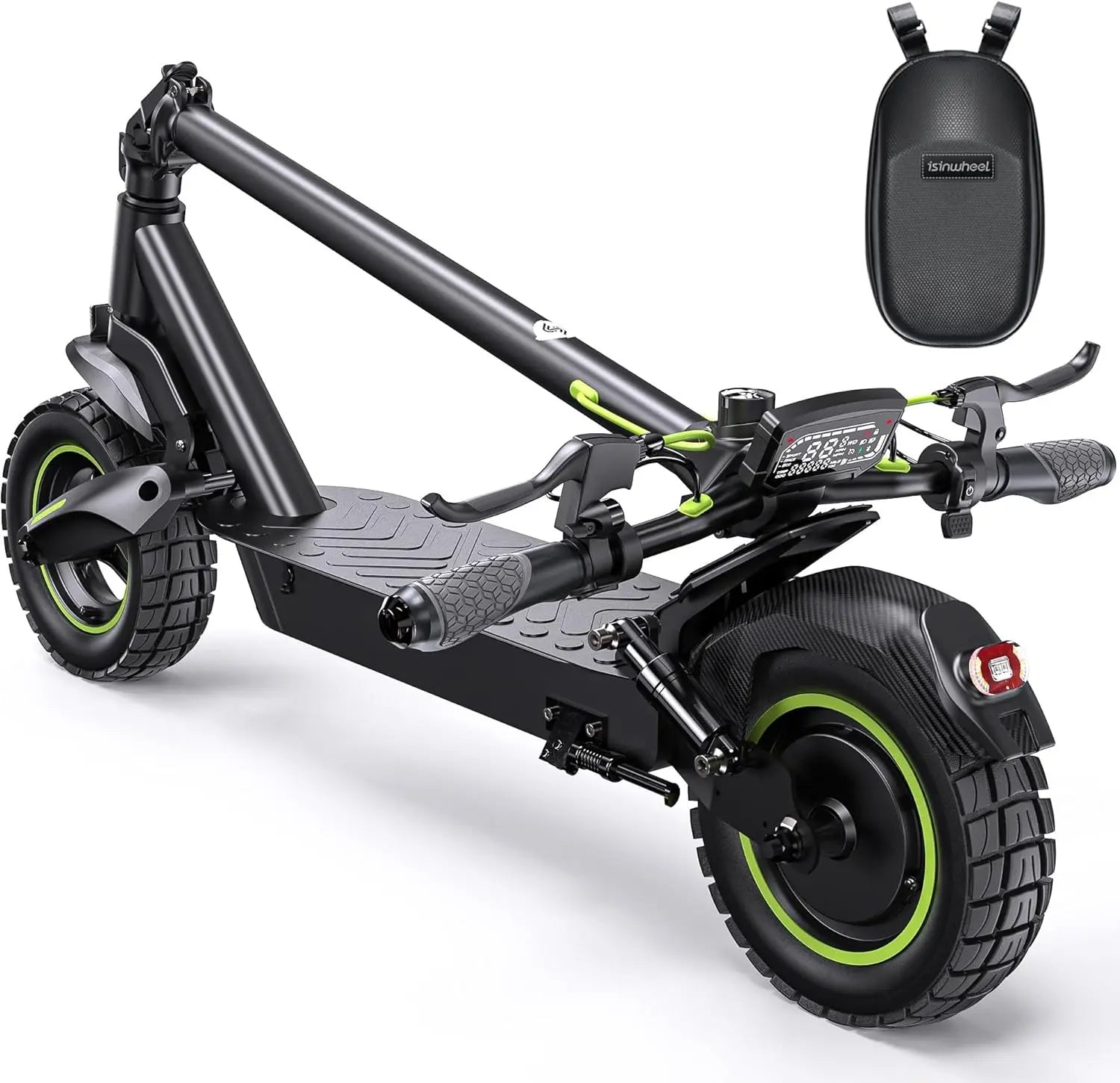 Trottinette Électrique isinwheel S10MAX — Trottinette Électrique Adulte 1000W | 60 km | Pneus 10" Tout Terrain | APP | Pliable isinwheel
