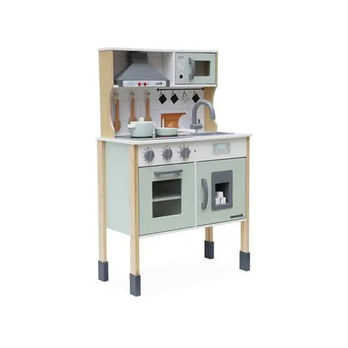 cuisine pour enfant sweeek Cuisine pour enfant panneau accessoires inclus hotte plaque de cuisson micro-ondes électroniques Fnac