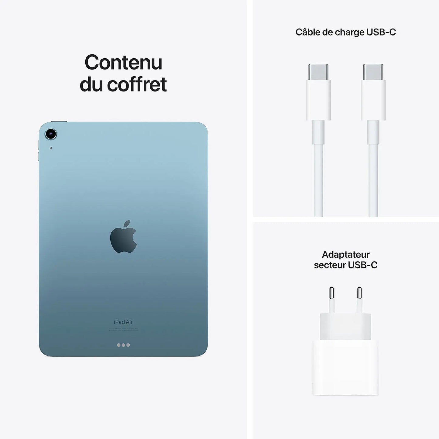 Apple iPad Air (2022) Wi-Fi 64 Go Bleu 0194252795156 MM9E3NF/A APPLE