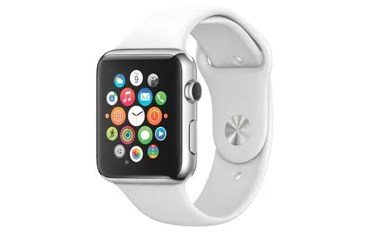 Apple watch en acier inoxydable de 38 mm avec Bracelet Sport blanc 0190198805942 Apple Computer, Inc