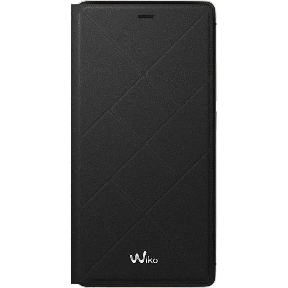 COQUE FLIP COVER OFFICIEL WIKO FEVER 4G NOIR BLACK ETUI A RABAT/ wiko