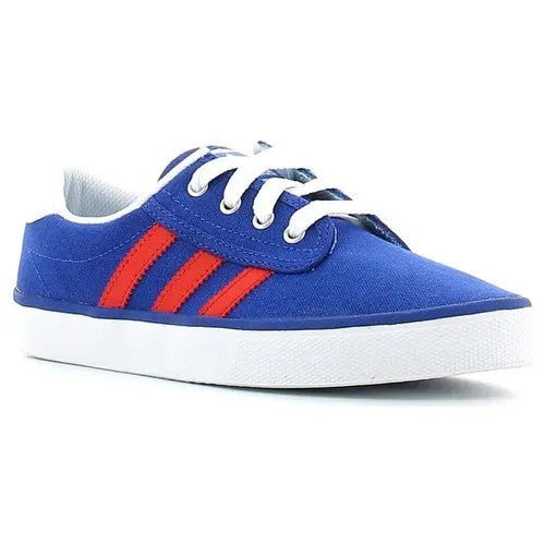 Chaussures Baskets Mode Adidas  Kiel taille bleu et rouge Textile Lacets Adidas
