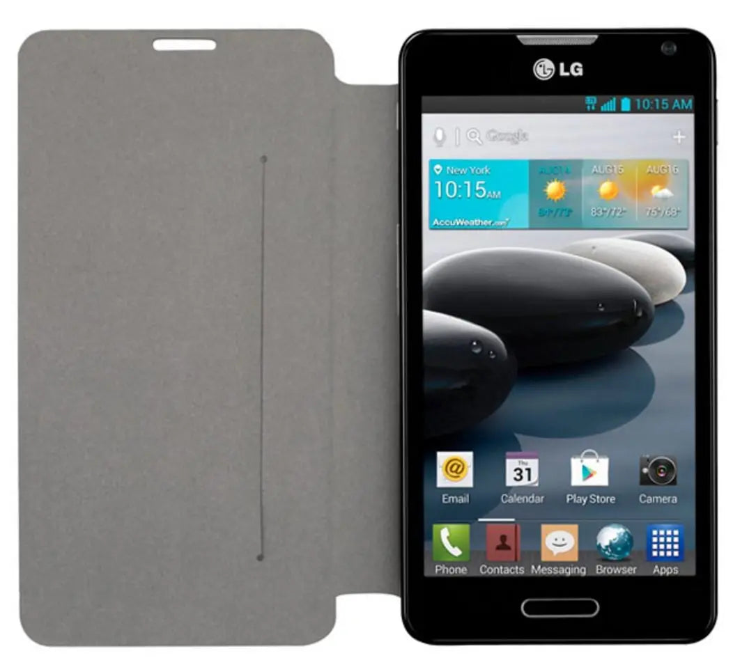 ETUI FOLIO NOIR POUR LG OPTIMUS F6 SCP41161  4897022976675 swiss charger