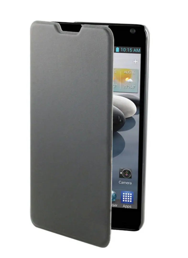 ETUI FOLIO NOIR POUR LG OPTIMUS F6 SCP41161  4897022976675 swiss charger