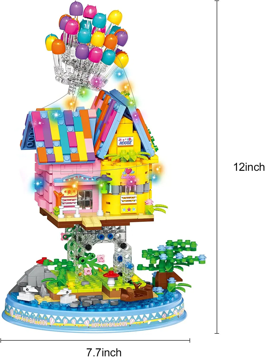 Ensemble de construction de maison à ballons, jouet de construction pour enfants de 8 ans et plus TECIN-PRINCIPALE