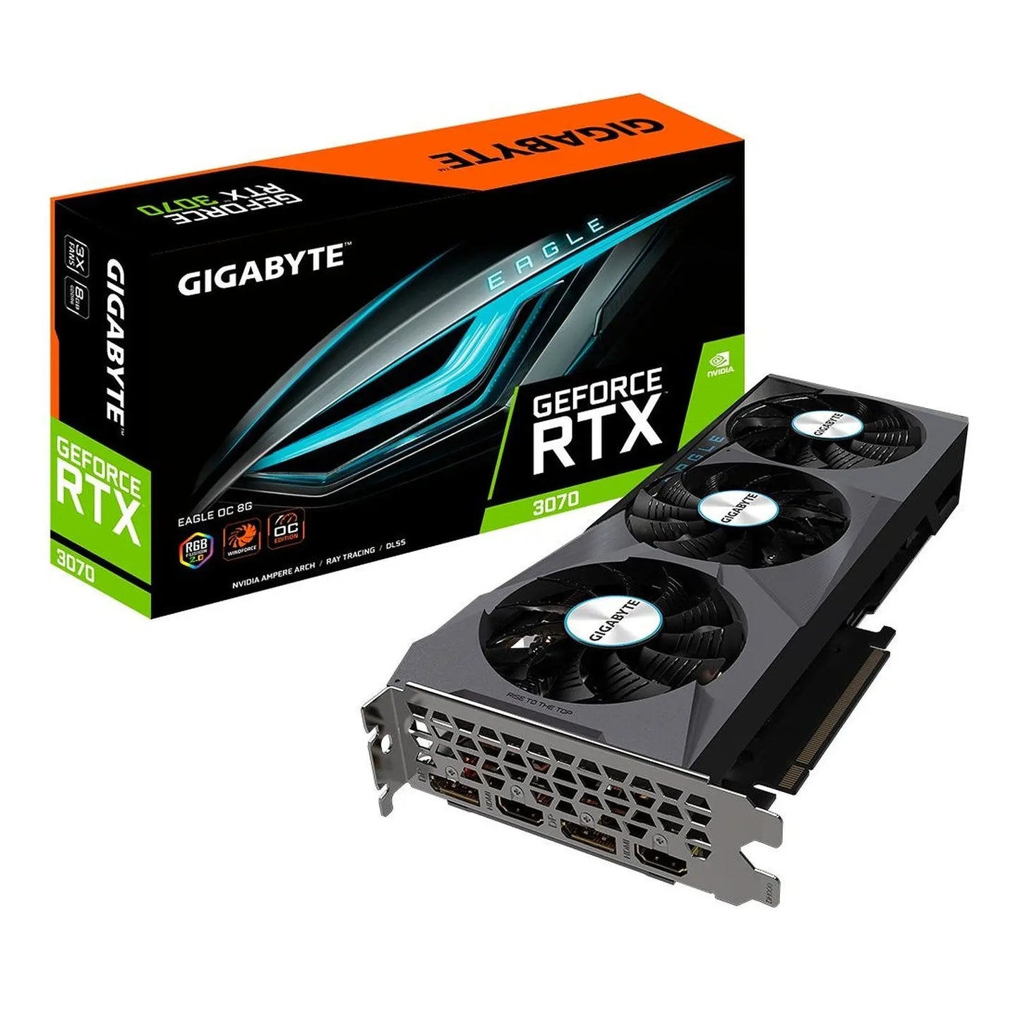 Gigabyte GeForce RTX 3070 EAGLE OC 8G 4719331307677 Gigabyte