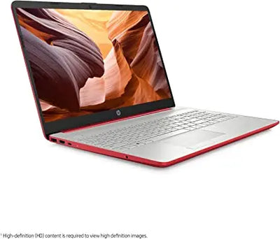 HP 2023 15'' HD IPS Laptop, Windows 11, Intel Pentium 4-Core Processor Up to 2.70GHz, 8GB RAM, 128GB SSD, HDMI, Super-Fast 6th Gen WiFi, Dale Red (Renewed TECIN-PRINCIPALE