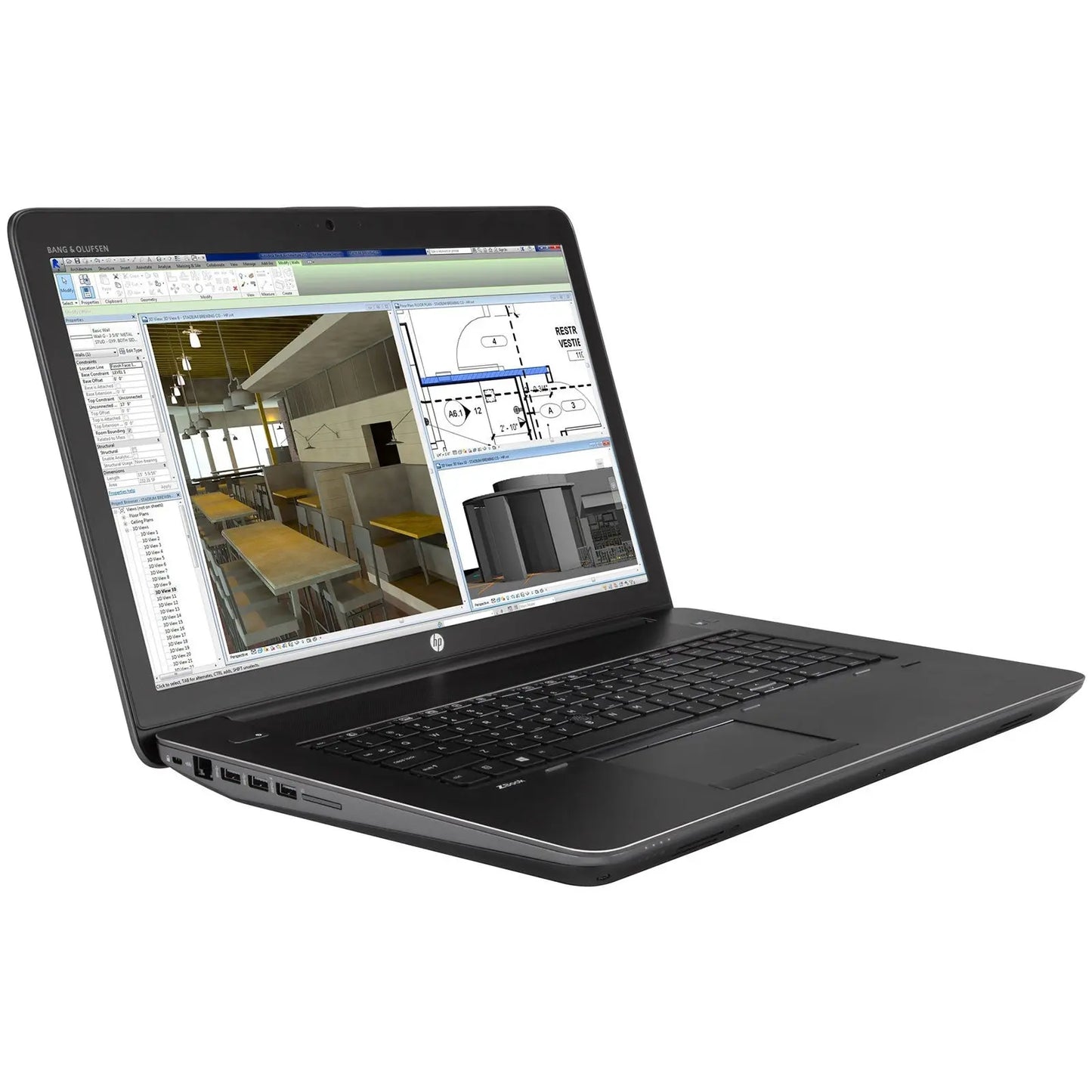 HP ZBOOK 17 G3 MOBILE WORKSTATION (T7V63ET) (I7-6700HQ - 8 GO - 256 GO SSD - 17.3" FULL HD - QUADRO M3000M 0889899163139 Hewlett-Packard