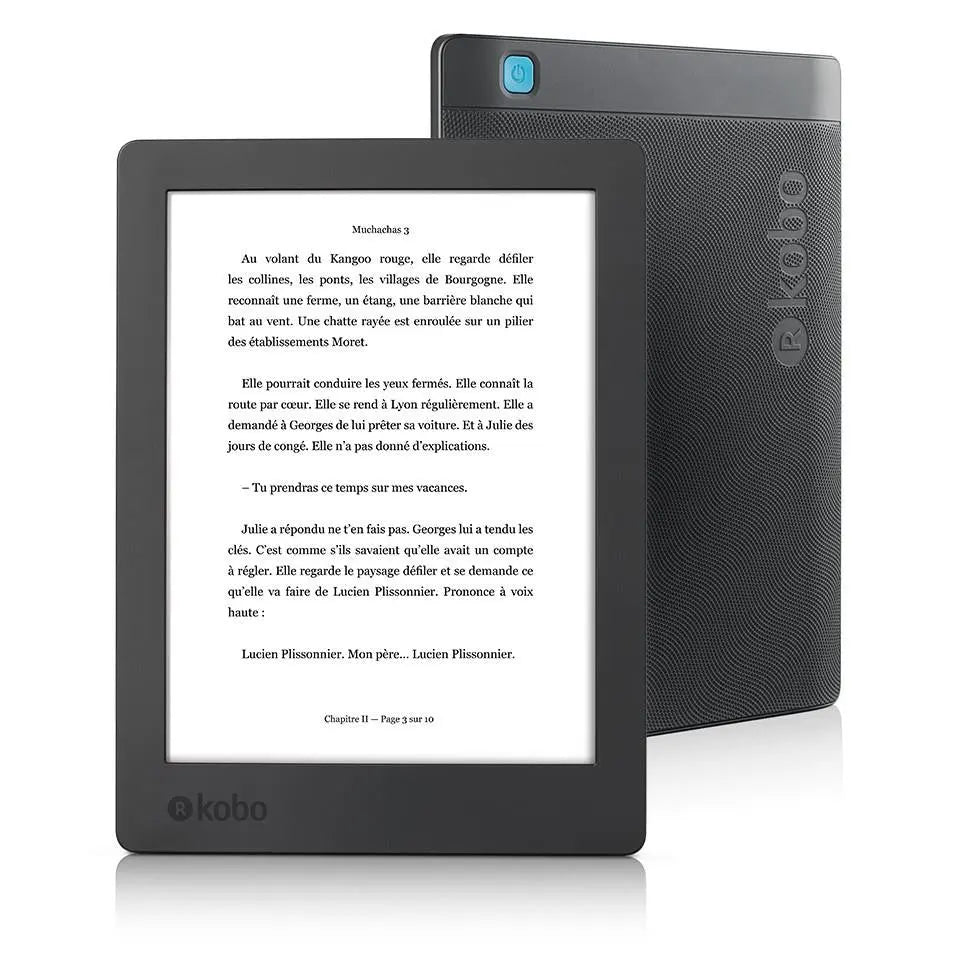 Kobo Aura H2O Edition 2 Génération 2   0681495007318 N867-KU-BK-K-EP Kobo