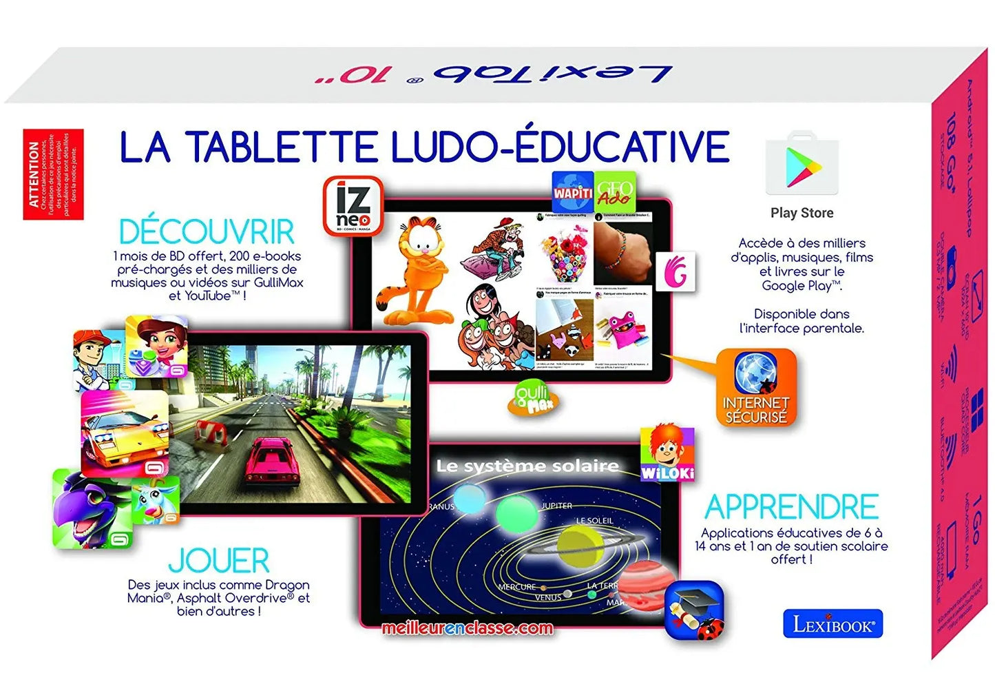 LEXIBOOK - Lexitab 10 pouces LEXIBOOK