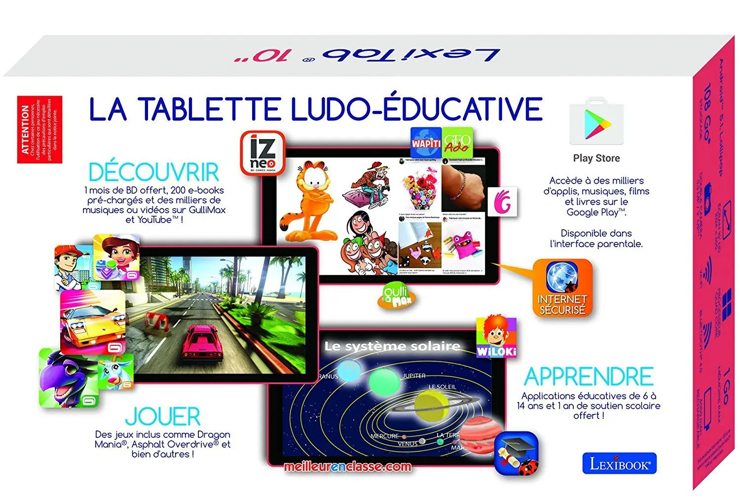 LEXIBOOK - Lexitab 10 pouces LEXIBOOK