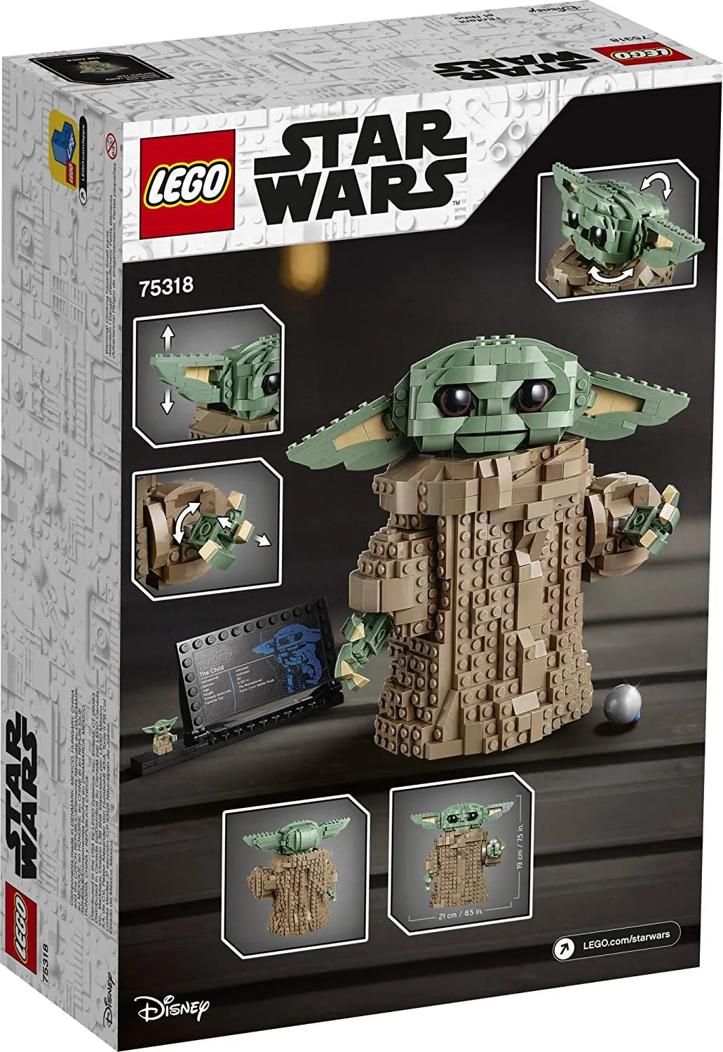 Lego Star Wars 75318 – The Mandalorian – The Child Grogu (1075 pièces) lego