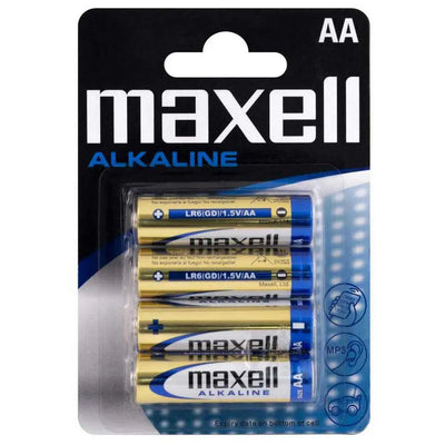 MAXELL Lot de 3 Blisters de 4 Piles alcaline AA Mignon LR6 1,5 V MAXELL