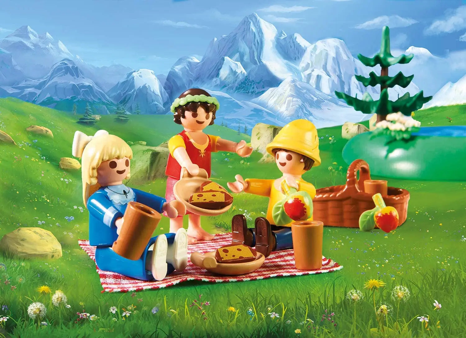 Playmobil Heidi, Peter et Clara au lac de Cristal Heidi - 70254 playmobil