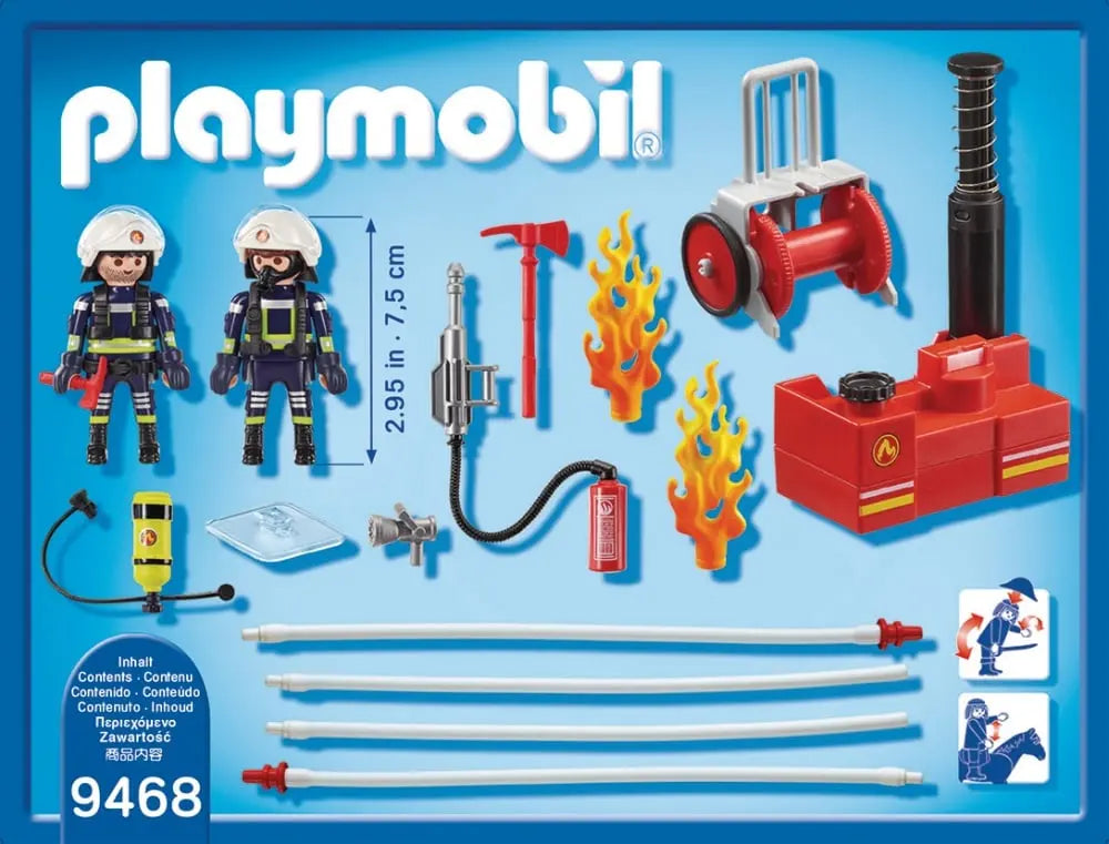 Pompiers avec matériel d'incendie - Playmobil® - City Action - 9468 playmobil