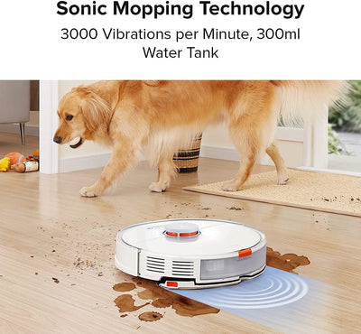 Roborock S7 Aspirateur Robot Puissant 2500 Pa Robot Aspirateur Laveur Connecté par WiFi/Alexa/APP 9331418177529 Roborock