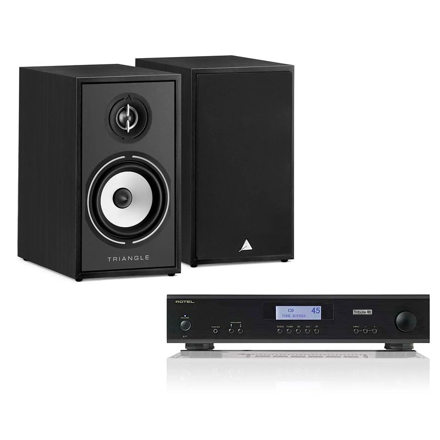 Rotel A11 Tribute Edition Noir + Triangle Borea BR02 Noir Rotel
