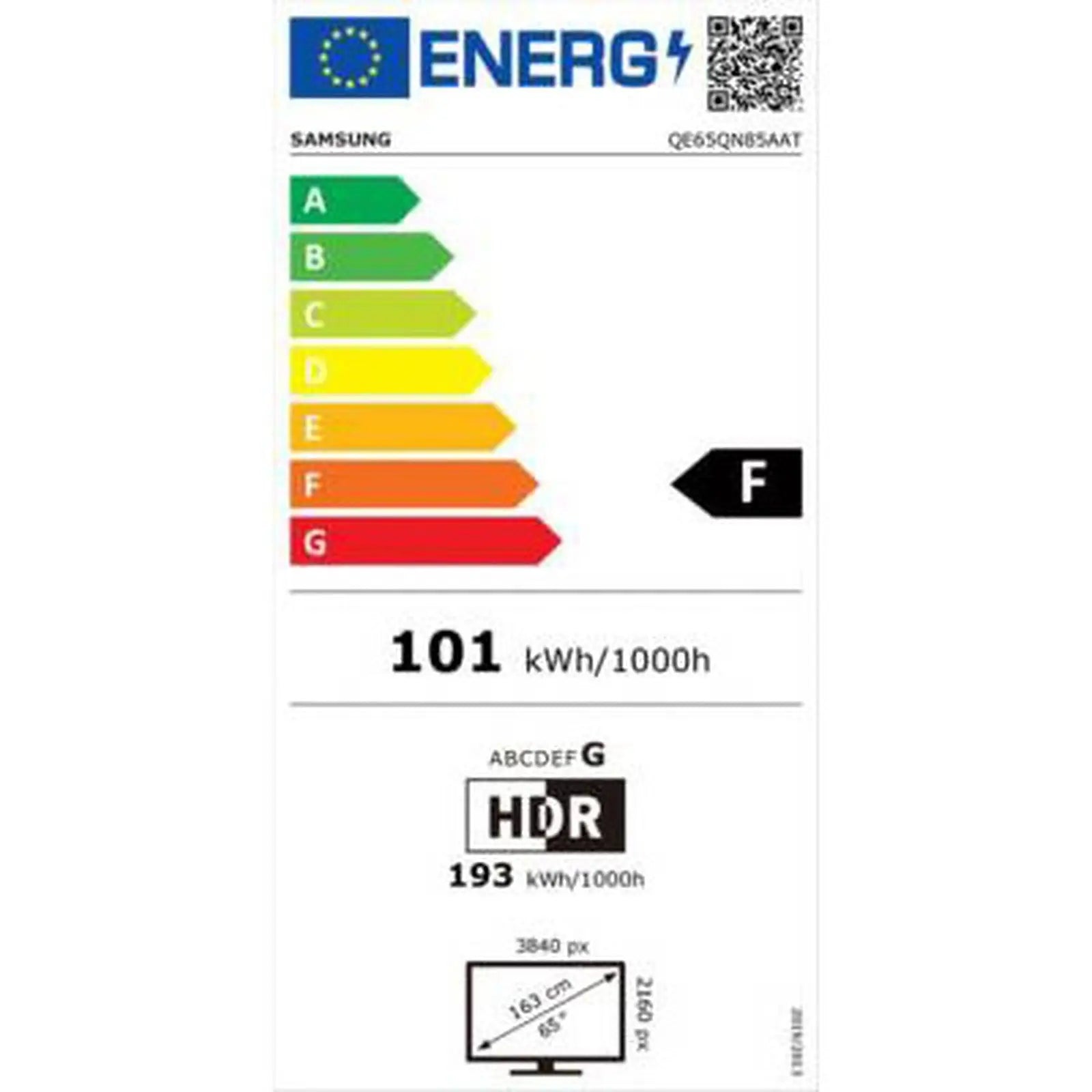 Samsung Neo QLED QE65QN85A 8806090979910 Samsung