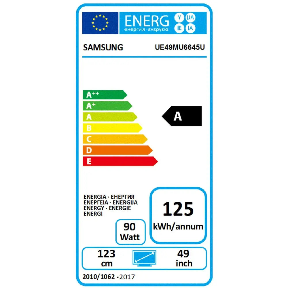 Samsung UE49MU6645 4K LED 124 CM 8806088792217 Samsung